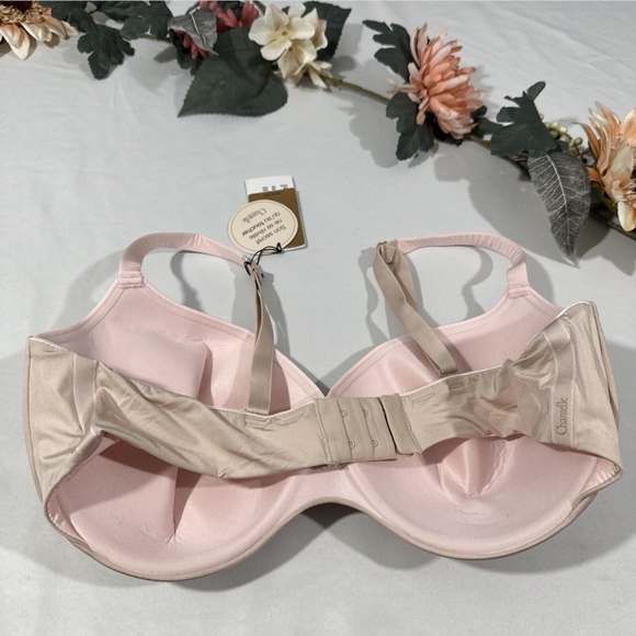 NWT $74 Chantelle Intimates [ 38DD US ] Invisible Demi T-Shirt Bra‎ Nude - Picture 7 of 11